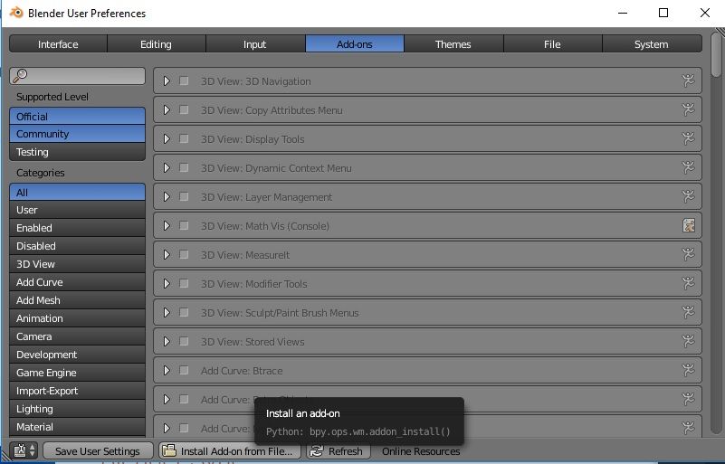 Tips for developing a Blender addon Matthew Sessions